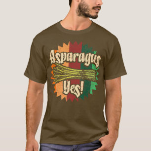 T-shirt Asperges Oui Drôle Gardener végétal
