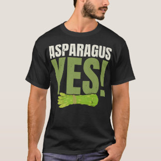 T-shirt Asperges Oui Jardin Végétarien Végétarien Végétal