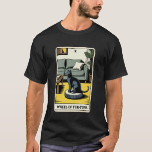 T-shirt Aspirateur Robot Drôle de Tarot Roue de Fur-Tune
