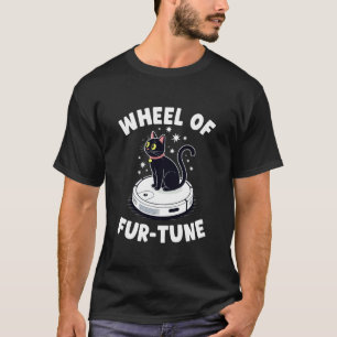 T-shirt Aspirateur Robot Roue de Fur-Tune Drôle de Chat 2
