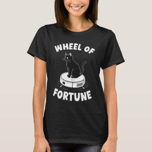 T-shirt Aspirateur Robot Roue de la Fortune Chat Drôle 7