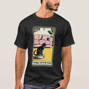 T-shirt Aspirateur Robot Roue de la Fur-Tune Drôle de Taro