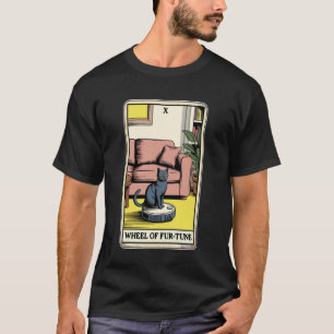 T-shirt Aspirateur Robot Roue de la Fur-Tune Drôle de Taro