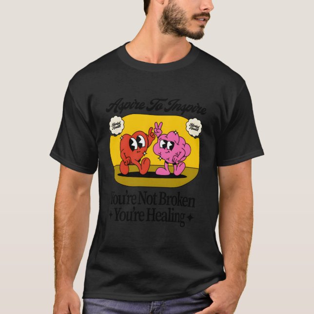 T-shirt Aspire À Inspirer Tal Health Mind Il (Devant)