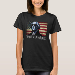 T-shirt Aspire Angleterre Cool George Washington 4 juillet