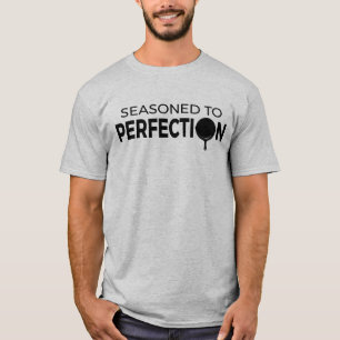 T-shirt Assaisonné à la poêle de fer de fonte de
