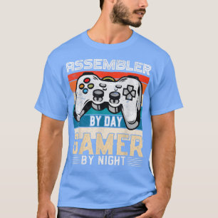 T-shirt Assembleur par joueur de jour par les fans de jeux