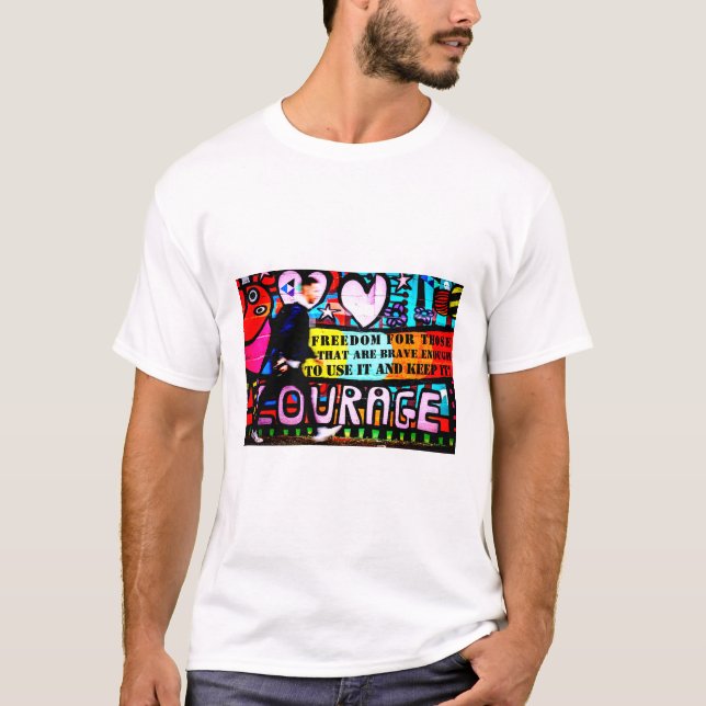 T-shirt assez brave (léger) (Devant)