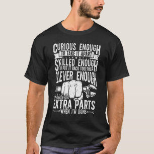T-shirt Assez curieux pour le démonter Rétro voitures Auto