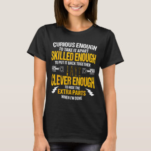 T-shirt Assez Curieux Pour Le Démonter Voiture Garage Moi