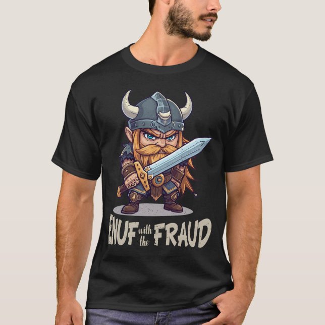 T-shirt Assez de la fraude (Devant)