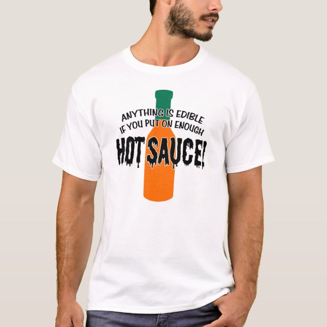 T-shirt Assez de sauce chaude (Devant)