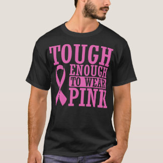 T-shirt Assez dur pour porter rose