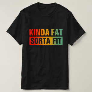 T-shirt Assez Gros Assez En Forme Drôle Gym Fitness Vintag