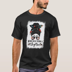 T-shirt Assez occupée à être une maman de chien Husky sibé