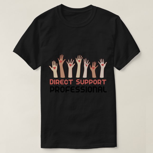 T-shirt Assistance directe DSP DSPLIFE Mains (Design devant)
