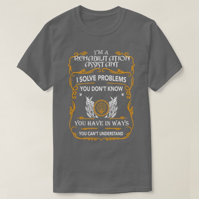 T-SHIRT ASSISTANT À LA RÉADAPTATION (Design devant)