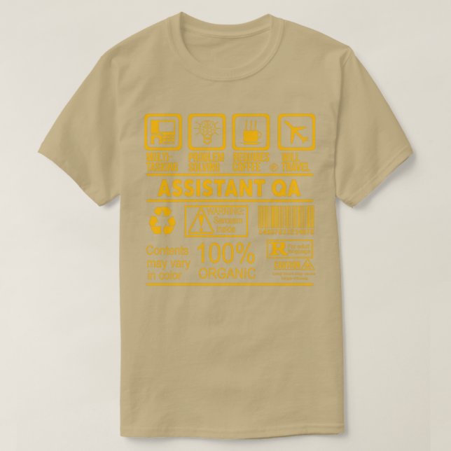 T-SHIRT ASSISTANT AQ NICE DESIGN 2017 1 (Design devant)