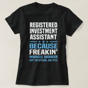 T-shirt Assistant aux placements enregistrés