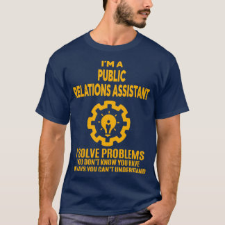 T-SHIRT ASSISTANT AUX RELATIONS PUBLIQUES NICE DESIGN 2017