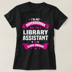 T-shirt Assistant Bibliothèque