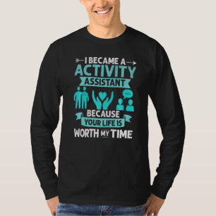 T-shirt Assistant d'activité Appréciation Directeur Social