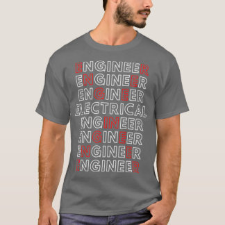 T-shirt Assistant de graduation de l'ingénieur électrique 