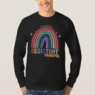 T-shirt Assistant de l'école de travail Principal Ra