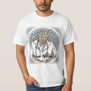 T-shirt Assistant de médecin masculin noir