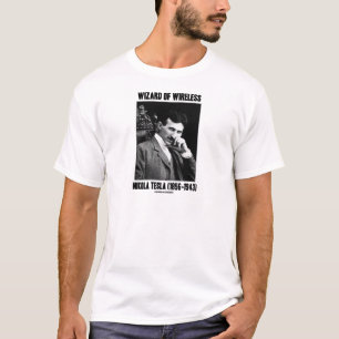 T-shirt Assistant De Nikola Tesla Sans Fil