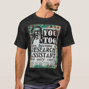 T-shirt Assistant de recherche Funny Vintage Retro