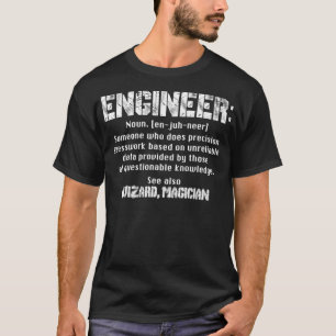 T-shirt Assistant Définition de l'ingénieur Magicien Ingén