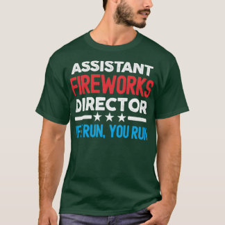 T-shirt Assistant Directeur de Fireworks Funny 4 juillet F