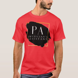 T-shirt Assistant médecin PA Vers 1 Sq minimaliste unique