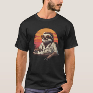 T-shirt Assistant médical de paresseux drôle et paresseux