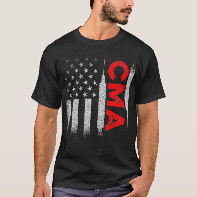 T-shirt Assistant Médicale certifié CMA _46 (Devant)