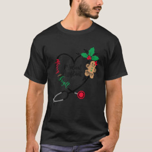 T-shirt Assistant Médicale Joyeux Et Lumineux Noël