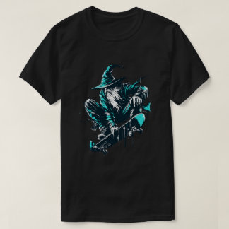 T-shirt Assistant Patinage bleu cool