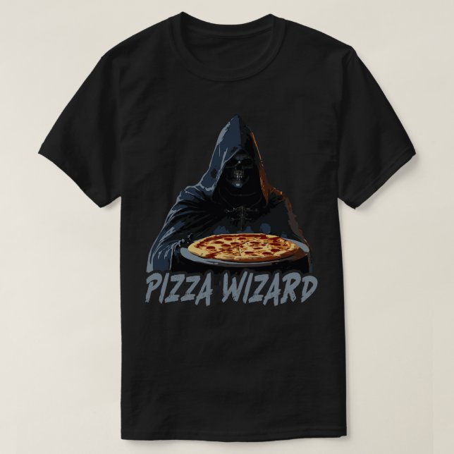 T-shirt Assistant Pizza faucheuse Louveur de pizza (Design devant)