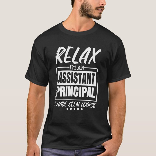 T-shirt Assistant Principal for School Vice Principals (Devant)
