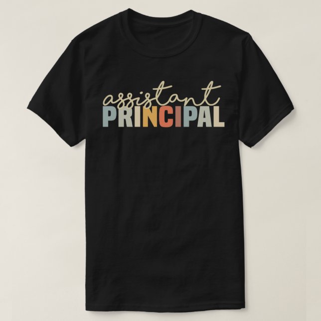 T-shirt Assistant Principal Funny Titre du travail Travail (Design devant)