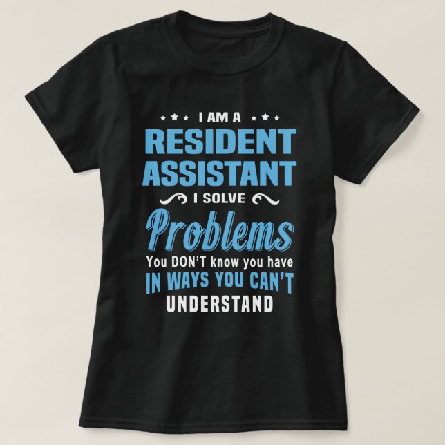 T-shirt Assistant résident (Design devant)