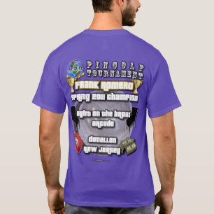 T-shirt Association PinGolf de flipper du Jersey