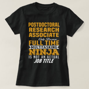 T-shirt Associé de recherche postdoctorale