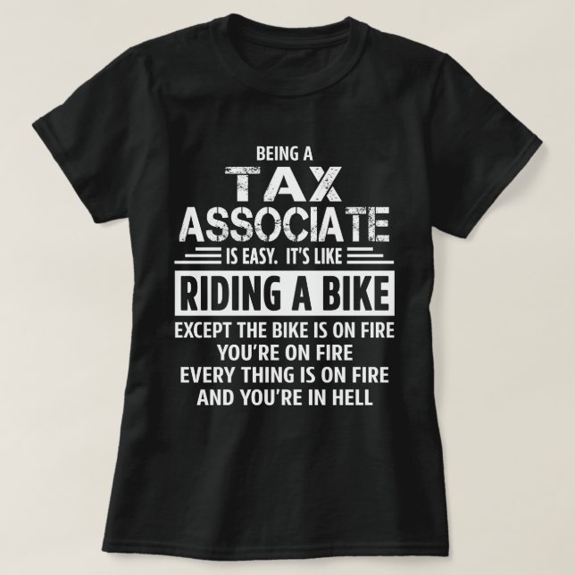 T-shirt Associé fiscal (Design devant)