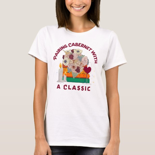 T-shirt Associer Cabernet avec un classique (Devant)