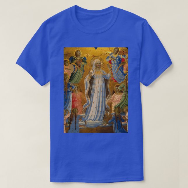 T-shirt Assomption de la Vierge par Fra Angelico (Design devant)