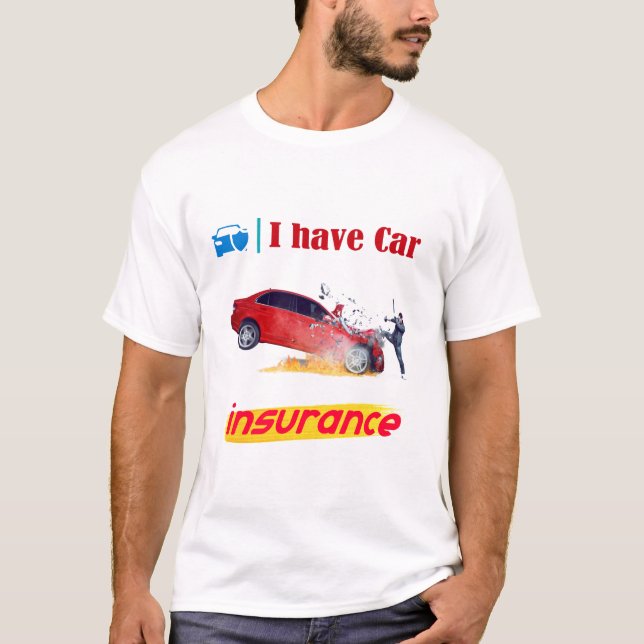 T-shirt assurance automobile (Devant)