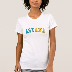T-shirt Astana dans des couleurs de drapeau national de