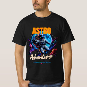 T-shirt Astro Aventurier - Conception d'Espace Sci-Fi Vint